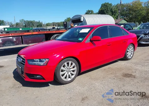 2013 Audi A4 2.0T Premium from USA, damaged, VIN WAUBFAFLXDN039960